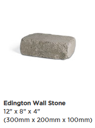 Non-Tumbled Eddington Wall Stone