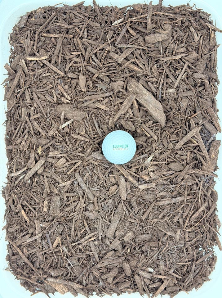 Double Shredded Brown Dyed Mulch